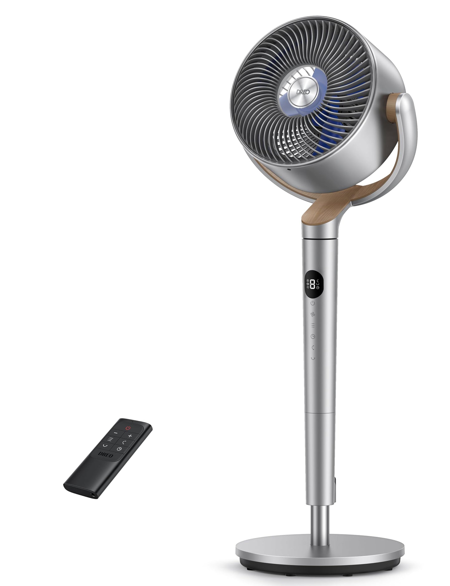 Ventilateur DREB sur pied silencieux 23dB 120°