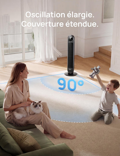 Ventilateur DREB colonne silencieux 20dB