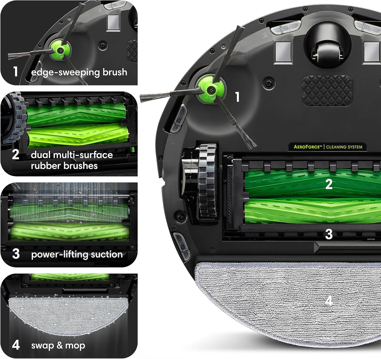 Aspirateur robot iRobot Roomba Combo j5