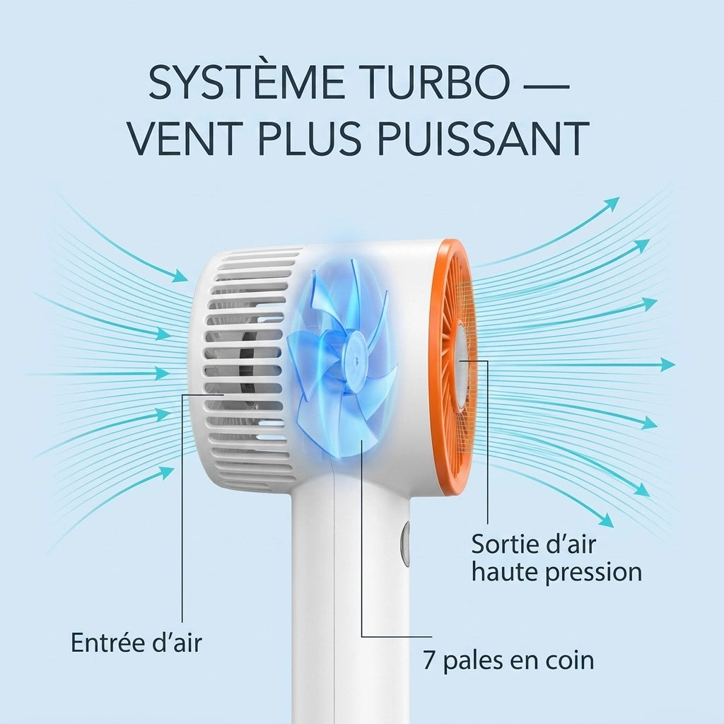 Ventilateur portable TURBO
